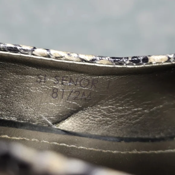 Tahari Snakeskin Patterned Slingback Heels Sexy Baddie Office Size 8.5 - Picture 7 of 8